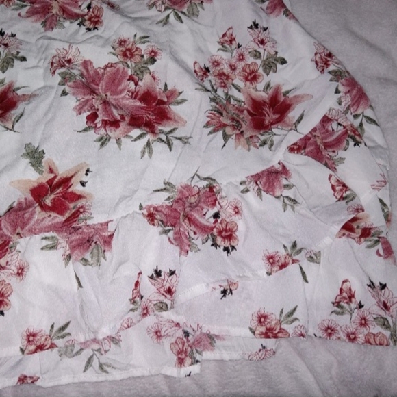Rue21 Floral Midi Dress - Pink and White - Picture 3 of 11